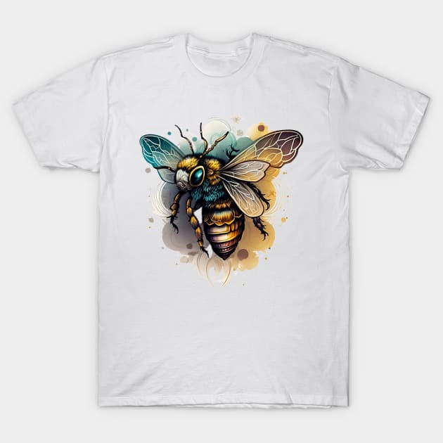 Bee tattoo T-Shirt by TheKiziox